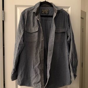 Men's Dark Gray Shirt Jacket